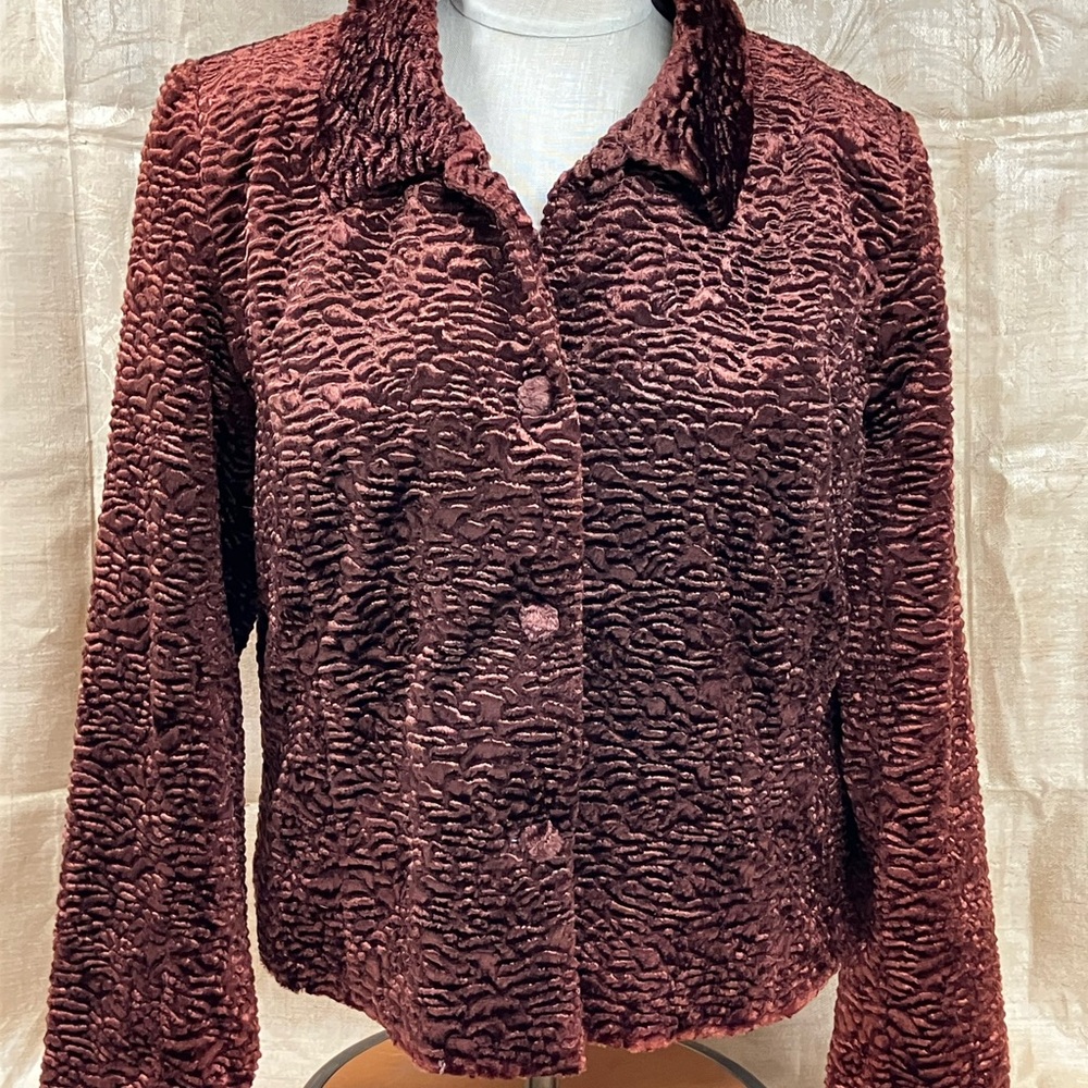 Faux Lambswool Jacket